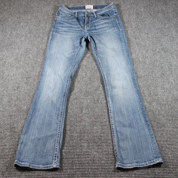 BKE Jeans Womens 28x31.5 Blue Stella Bootcut Low Rise Stretch - Picture 2 of 11